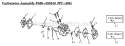 Page B Diagram and Parts List for HP28P  Weed Eater Trimmer